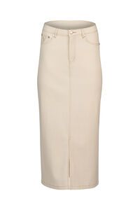 Vassalli Plain Front Split Skirt