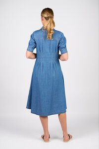 Vassalli Button Up Front Dress