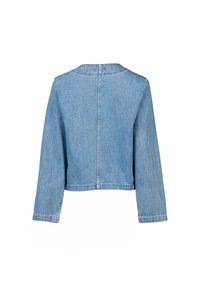 Vassalli Collarless Denim Jacket