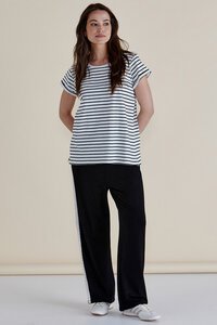 Betty Basics Caia Crew Stripe Tee - Pre Order