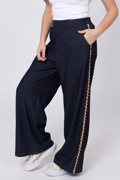 Honey Denim Nate Ric Rac Pant-new-Preen