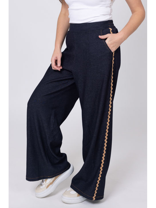 Honey Denim Nate Ric Rac Pant