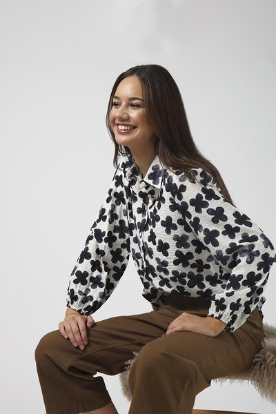 Stella + Gemma Charlotte Navy Shirt-new-Preen