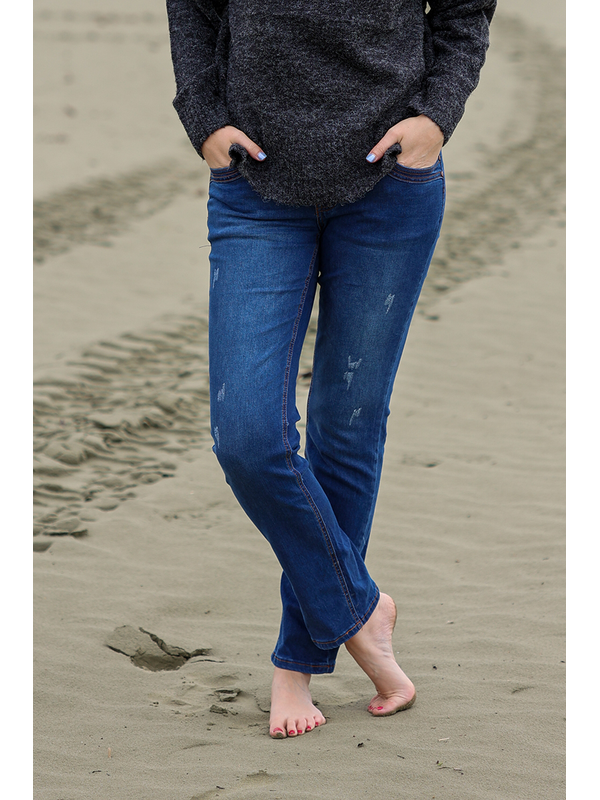 Wakee Distressed Slim Stretch Jean