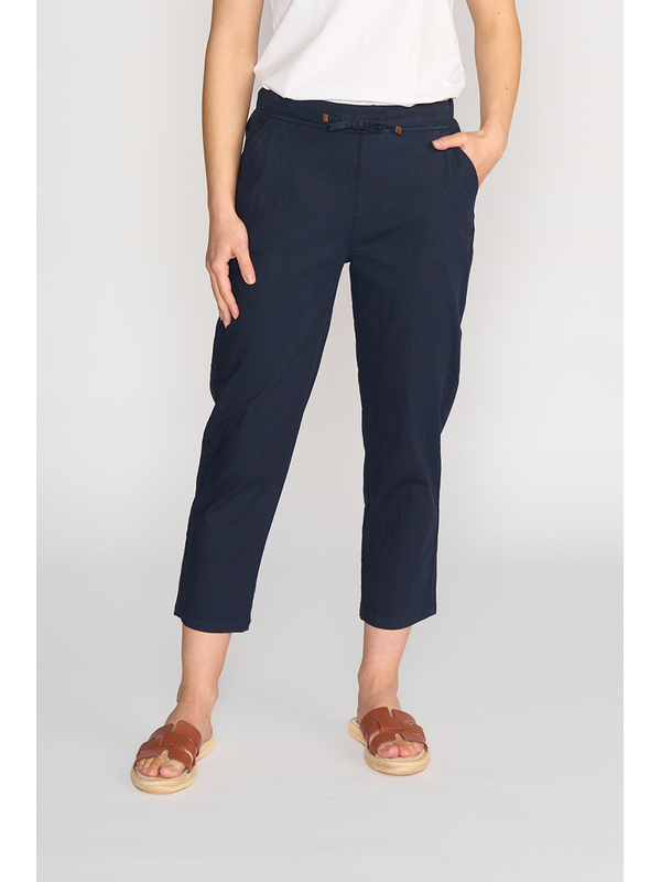 Vassalli Henley Slim 7-8 Elastic Waist Pant