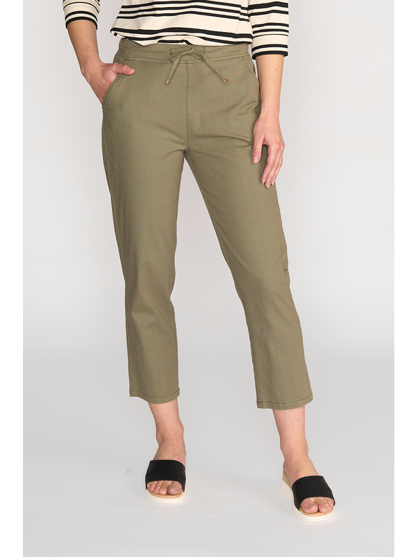 Vassalli Henley Slim 7-8 Elastic Waist Pant