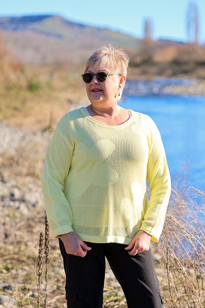 Foil Make My Daisy Sweater-new-Preen