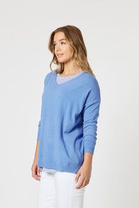 Threadz Isabella Knit with Stripe Cami