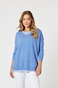 Threadz Isabella Knit with Stripe Cami
