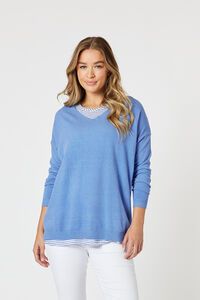 Threadz Isabella Knit with Stripe Cami
