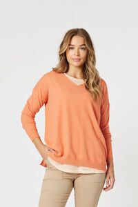 Threadz Isabella Knit with Stripe Cami