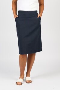 Vassalli Flat Front Pull On Skirt
