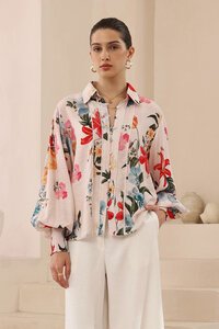 Iris Maxi Bonnie Lace Trim Shirt