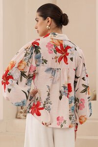 Iris Maxi Bonnie Lace Trim Shirt