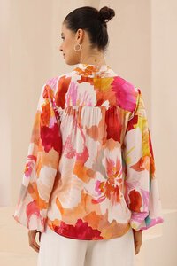 Iris Maxi Sophia Balloon Sleeve Top