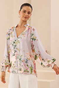 Iris Maxi Victoria Long Sleeve Blouse