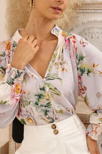 Iris Maxi Victoria Long Sleeve Blouse