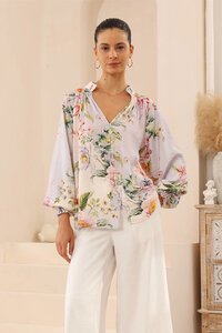 Iris Maxi Victoria Long Sleeve Blouse