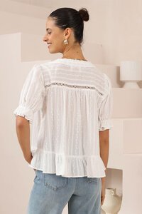 Iris Maxi Boho Peasant Top
