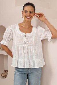 Iris Maxi Boho Peasant Top