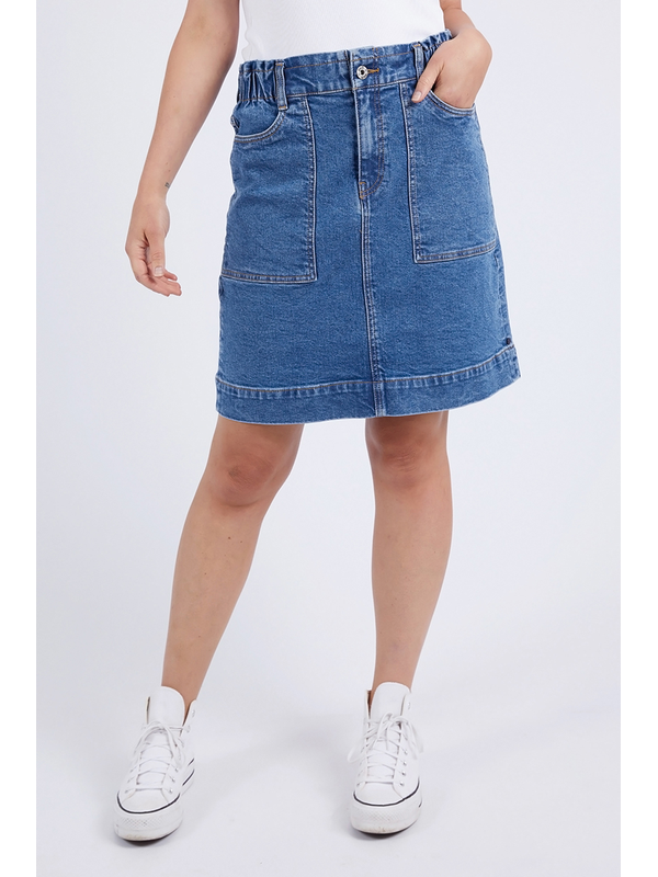Elm Atlas Denim Skirt
