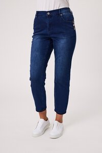 Classified 7-8 Jean With Brooch Detail