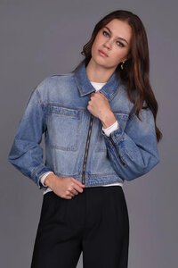 Storm Denim Crop Jacket