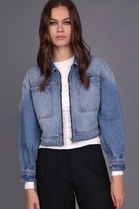 Storm Denim Crop Jacket