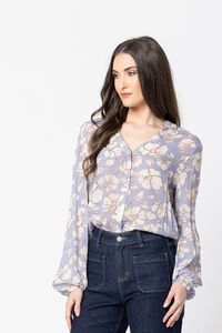 Seeking Lola Full Of Life Sky Garden Top