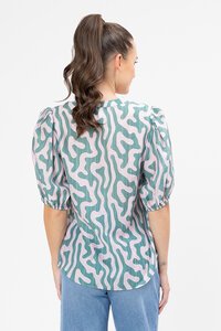 Seeking Lola Swirl Vacation Top