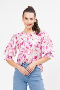 Seeking Lola Pink Splash Magnificent Top