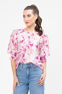Seeking Lola Pink Splash Magnificent Top