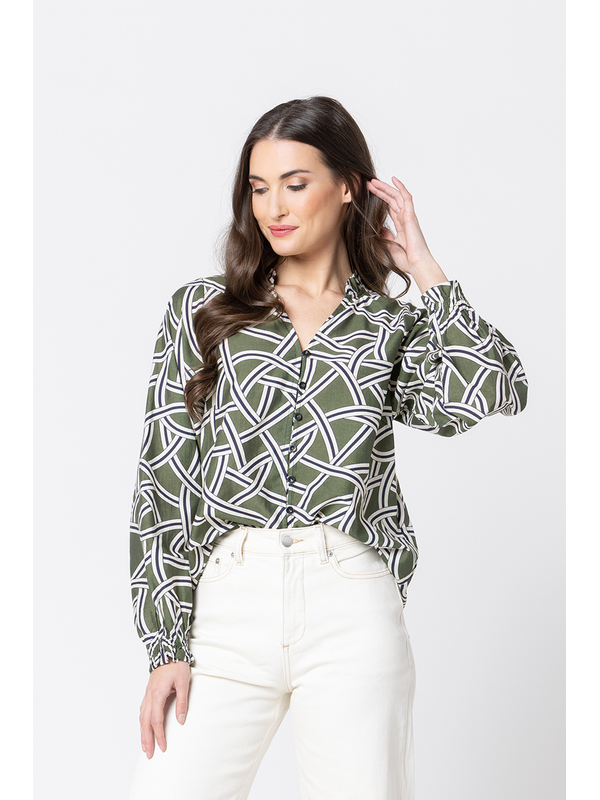 Seeking Lola Allure Chains Blouse