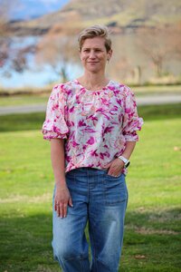 Seeking Lola Pink Splash Magnificent Top