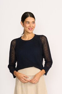 Foil Raglan Sweater