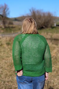 Foil Raglan Sweater