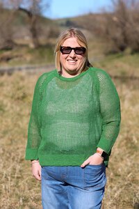 Foil Raglan Sweater