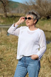 Foil Raglan Sweater