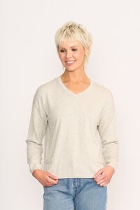 Foil Easy Fit V Sweater