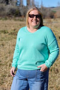 Foil Easy Fit V Sweater