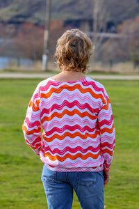 Foil Making Waves Sweater