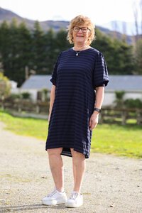 Preen For Shirr Stripe Dress