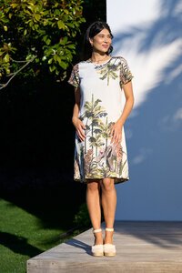 Preen Pintuck Swing Back Dress