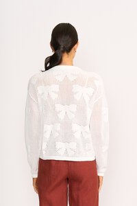 Foil Bunch Of Bows Cardigan