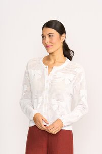 Foil Bunch Of Bows Cardigan
