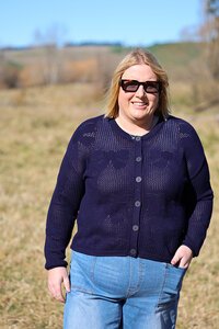 Foil Bunch Of Bows Cardigan