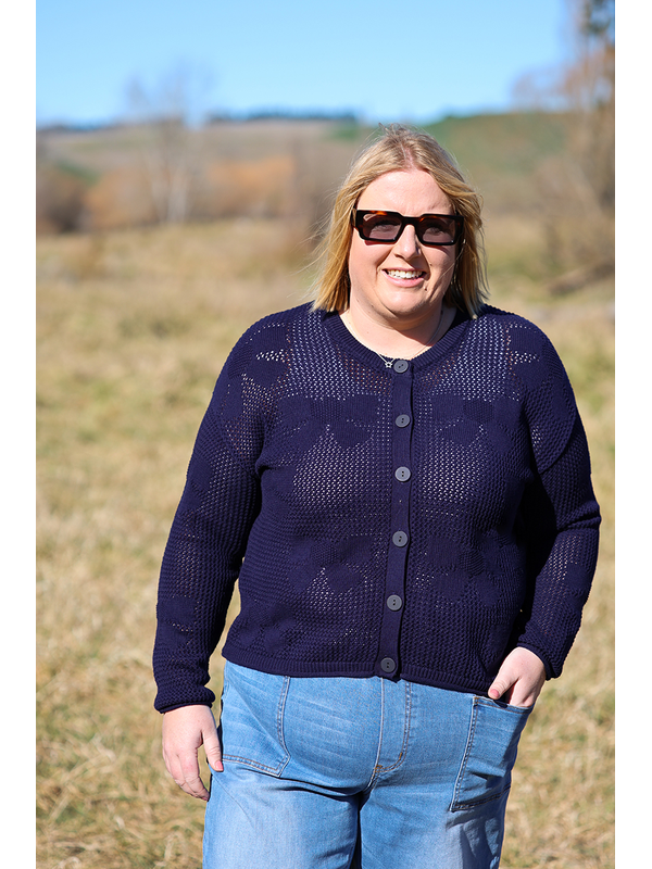 Foil Bunch Of Bows Cardigan