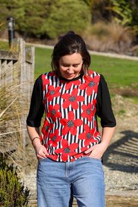 Memo Combo Elbow Sleeve Top