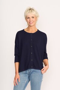 Foil Relaxed Cardigan