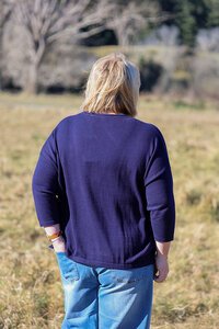 Foil Relaxed Cardigan